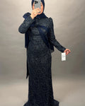 Nursema Exclusive evening dress dark blue