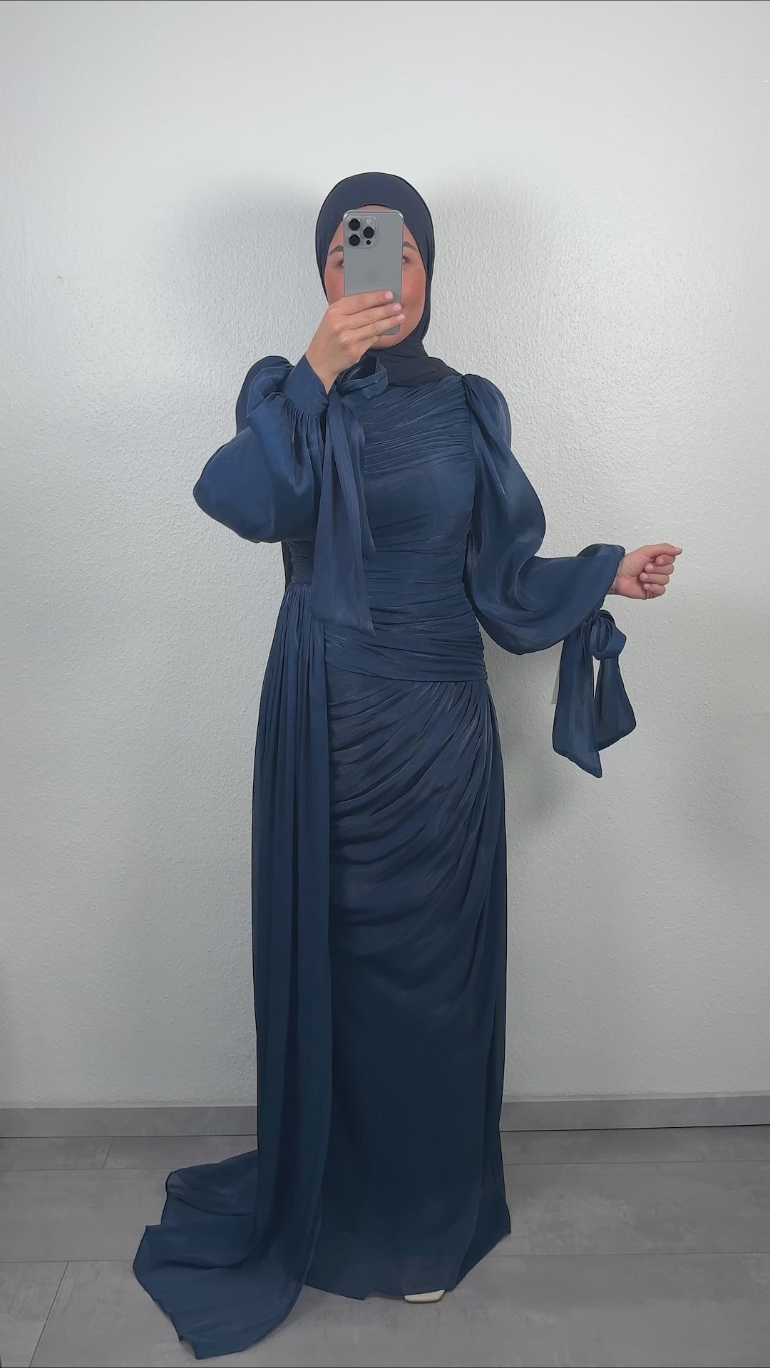 Dunja evening dress dark blue