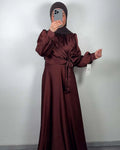 Quba evening dress brown