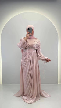 Meslina evening dress pink