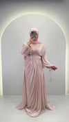 Meslina evening dress pink