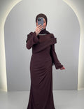 Sanya Evening dress Brown