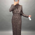 Simge Evening dress brown