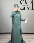 Sura evening dress Mint