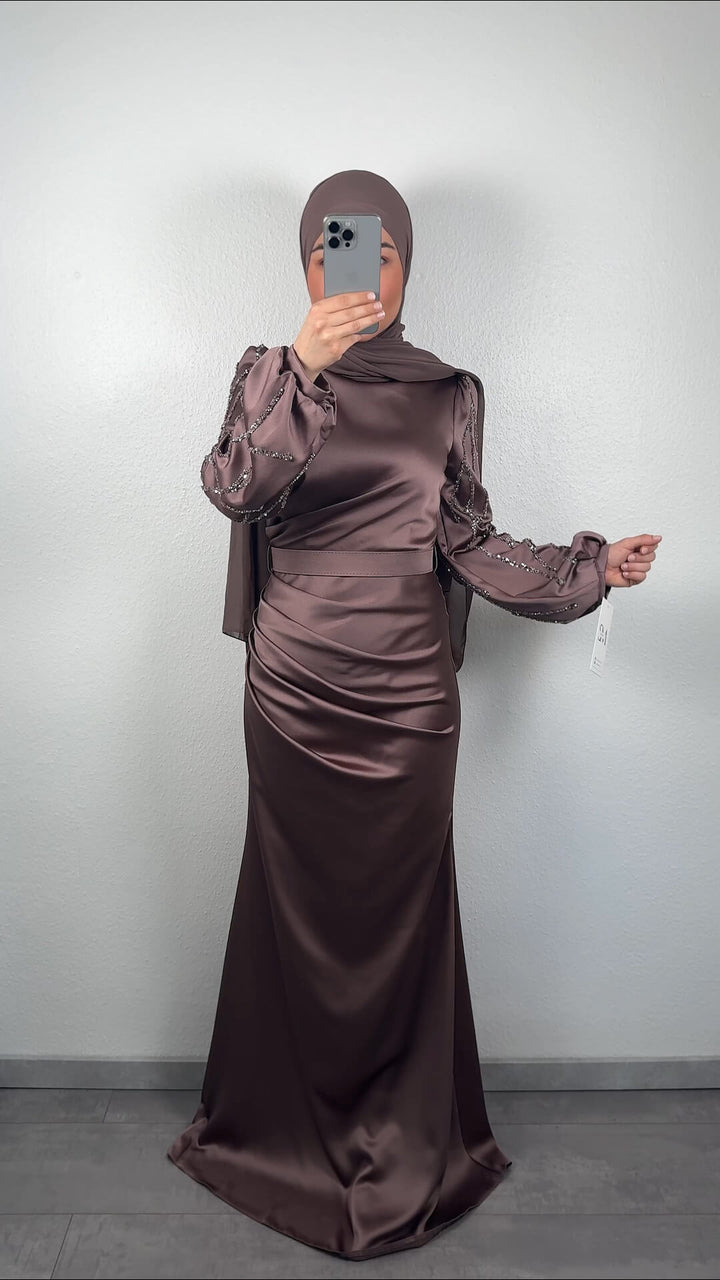 Tami Abendkleid Taupe