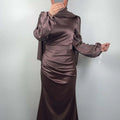 Tami evening dress taupe