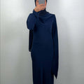 Tina evening dress dark blue