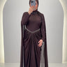 Tiya Evening dress Brown