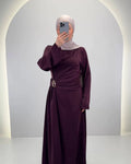 Arami Abendkleid Weinrot