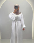 Simla Abaya White