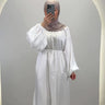 Simla Abaya White